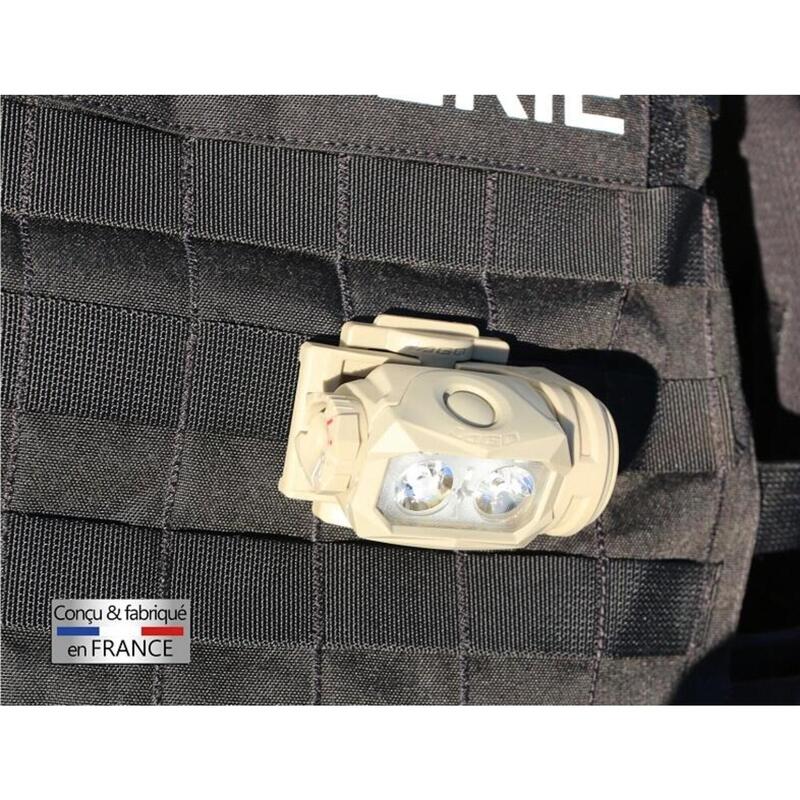 Lampe frontale DIABLO - Bandeau camouflage OTAN – Fabrication FRANCE