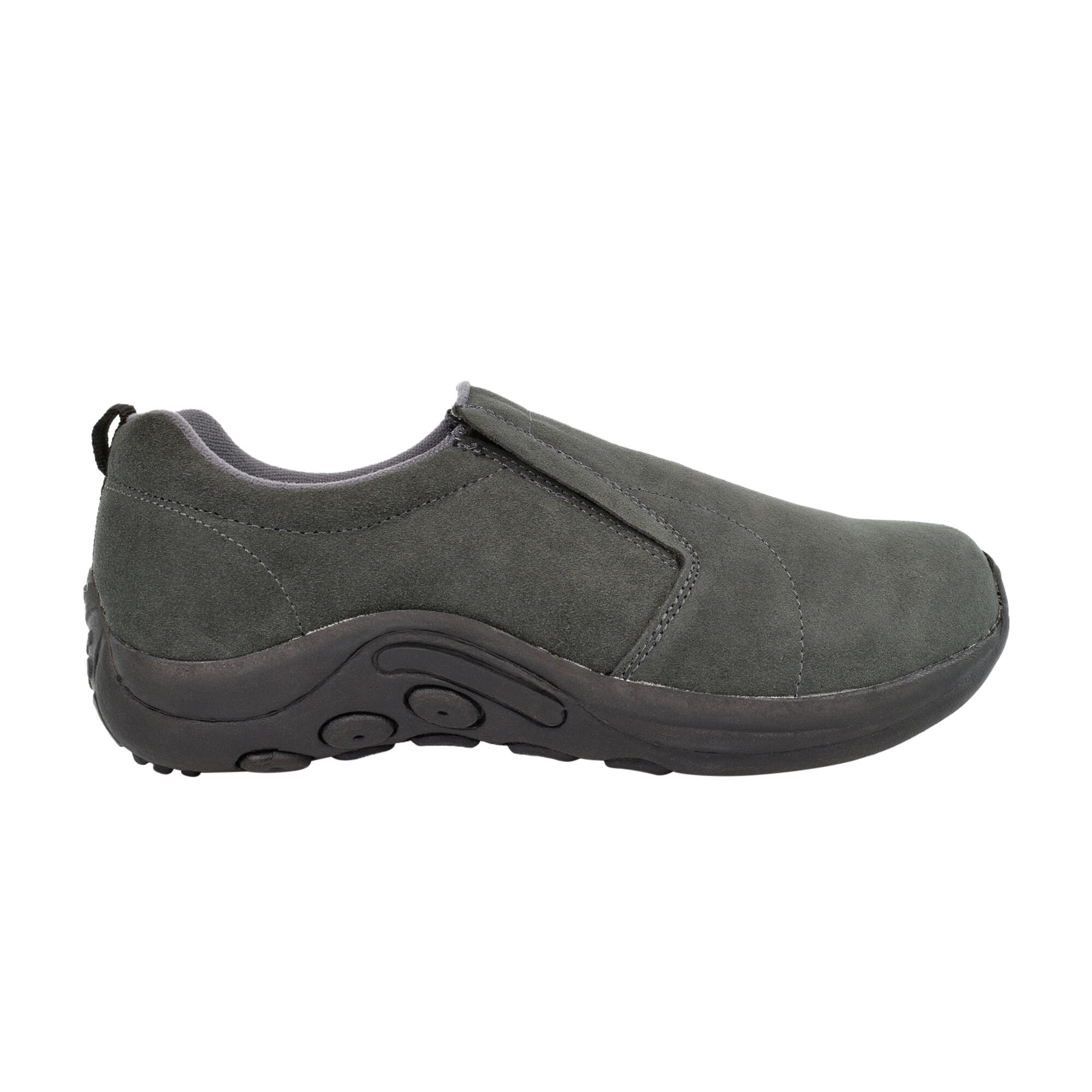 PDQ Adults Unisex Real Suede Ryno Slip-On Casual Trainers