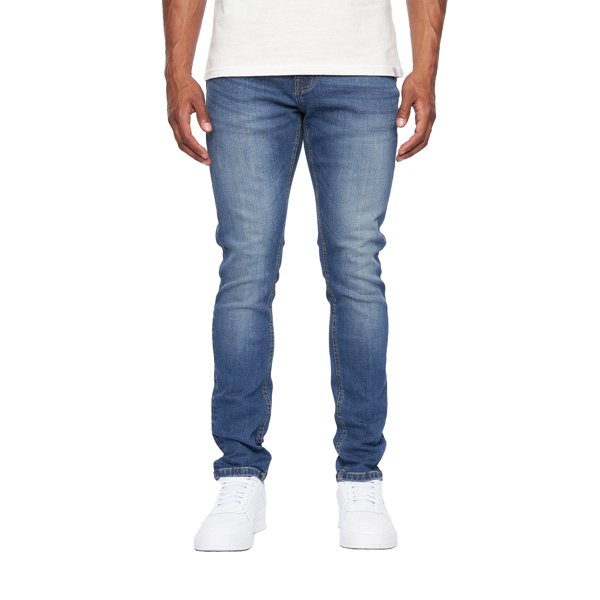 Duck And Cover Mens Overburg Tapered Jeans