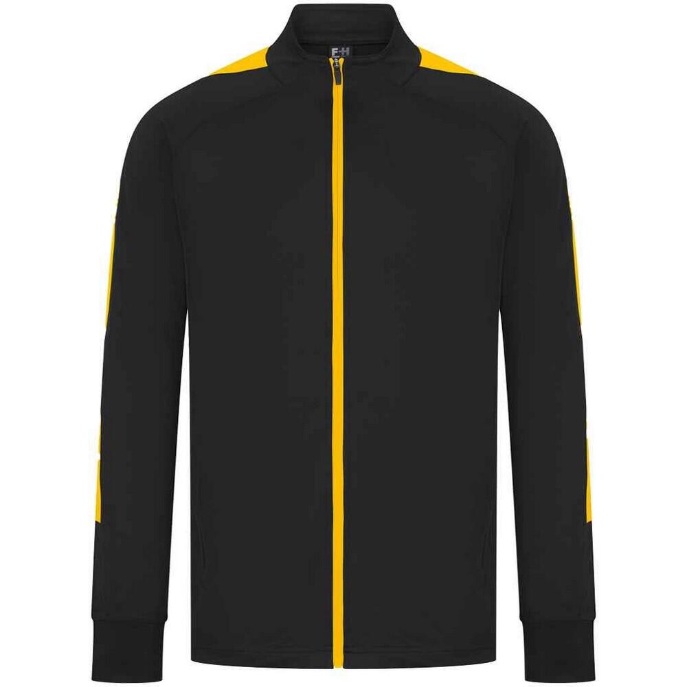 Finden & Hales Mens Knitted Tracksuit Top