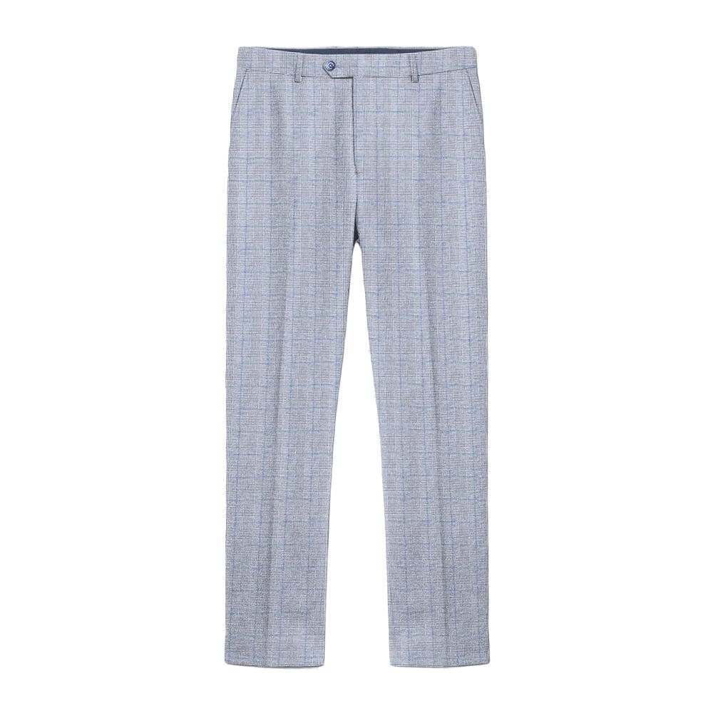 Lambretta Mens George Pow Check Suit Trousers