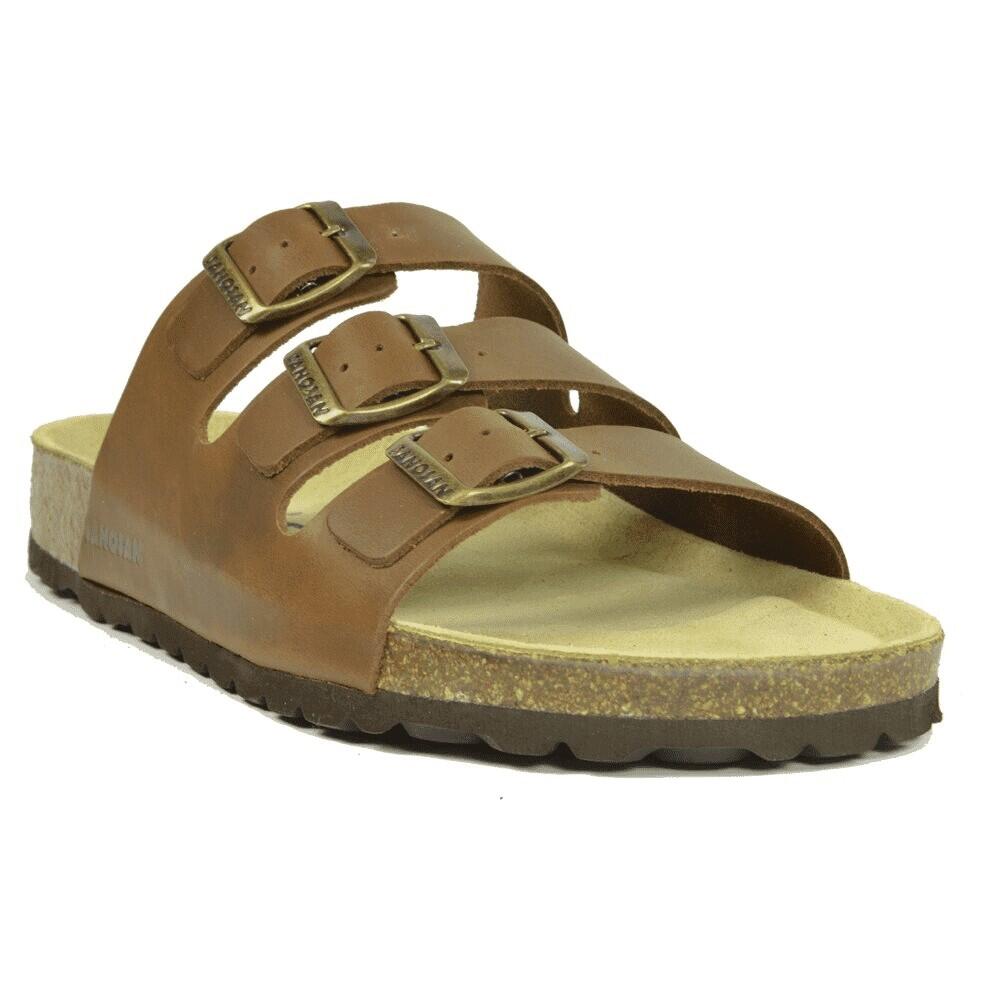 Sanosan Mens Lisbon Leather Sandals