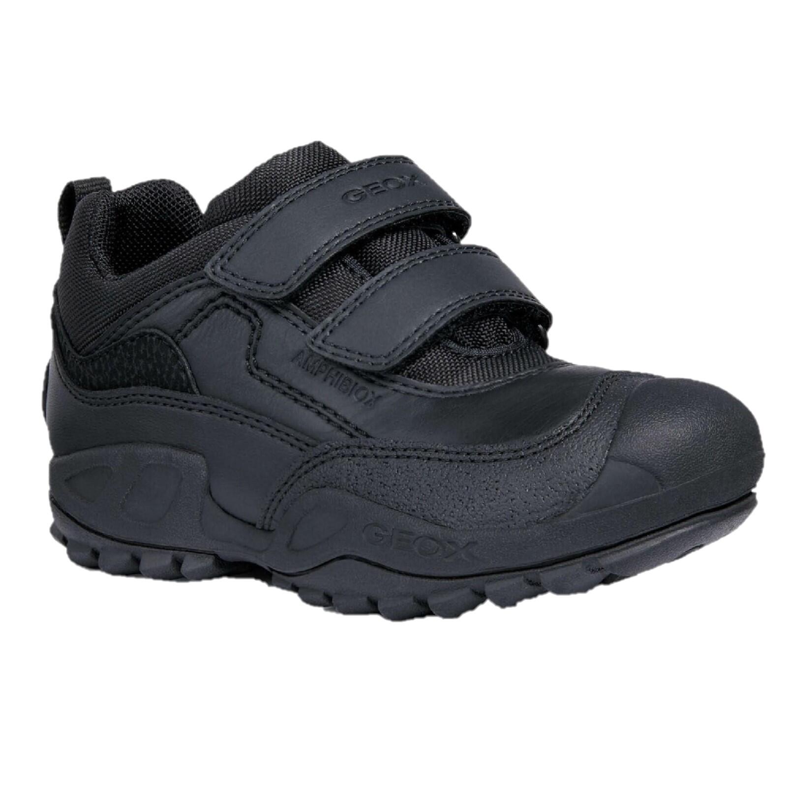 Geox Boys New Savage Abx Leather Trainers