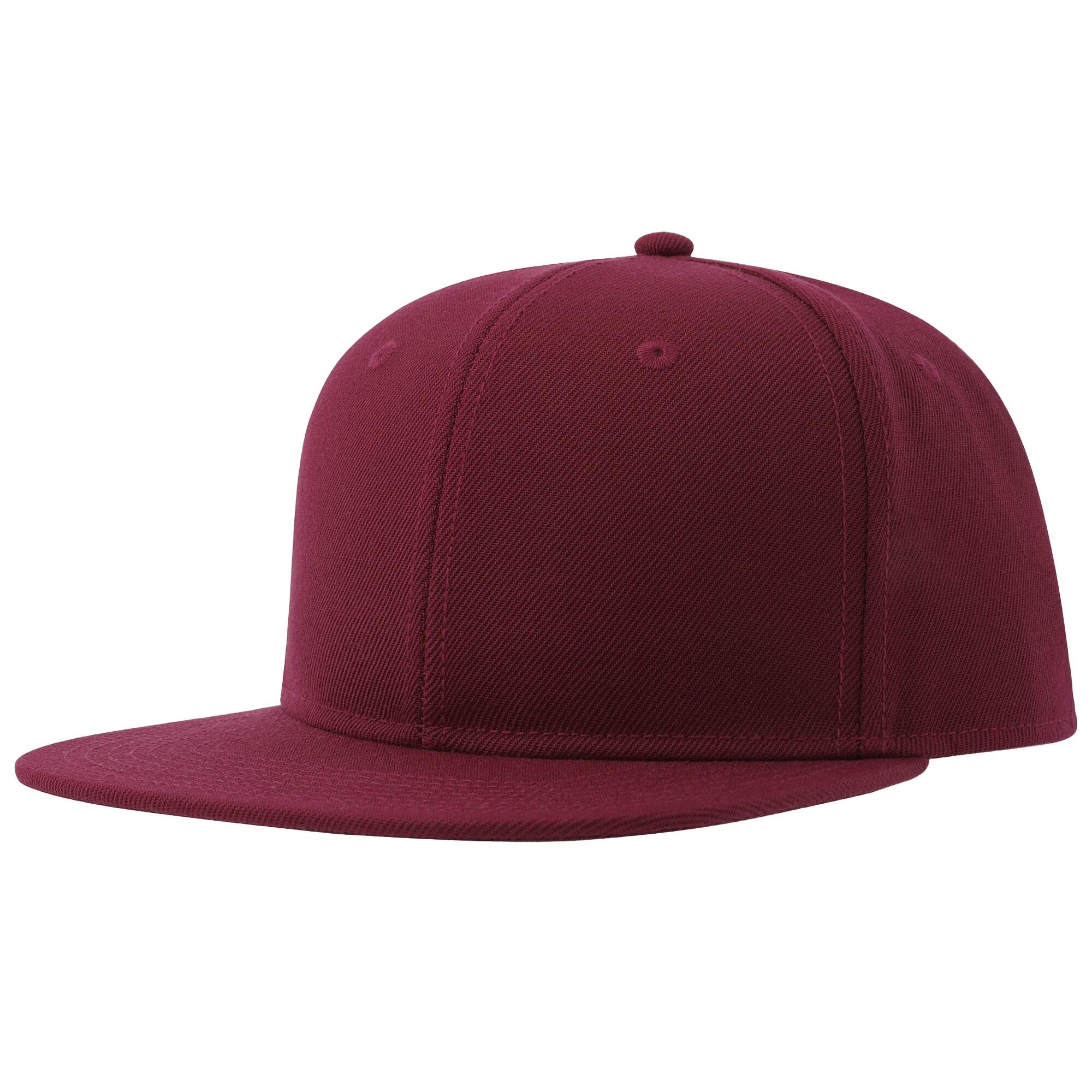 Atlantis Unisex Adult 6 Panel Sustainable Flat Peak Baseball Cap