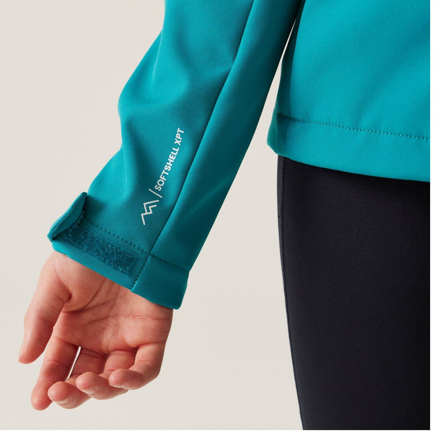 Regatta Acidity VIII Softshelljacke für Kinder mit Kapuze 5/7