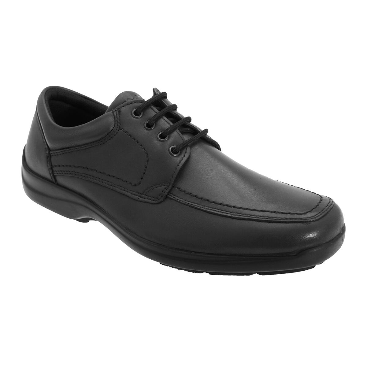 IMAC Mens Mudguard Panel Tie Leather Shoes
