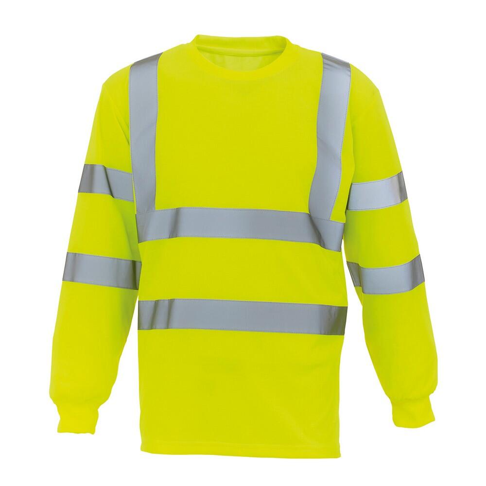 Yoko Unisex Adult High-Vis Long-Sleeved T-Shirt