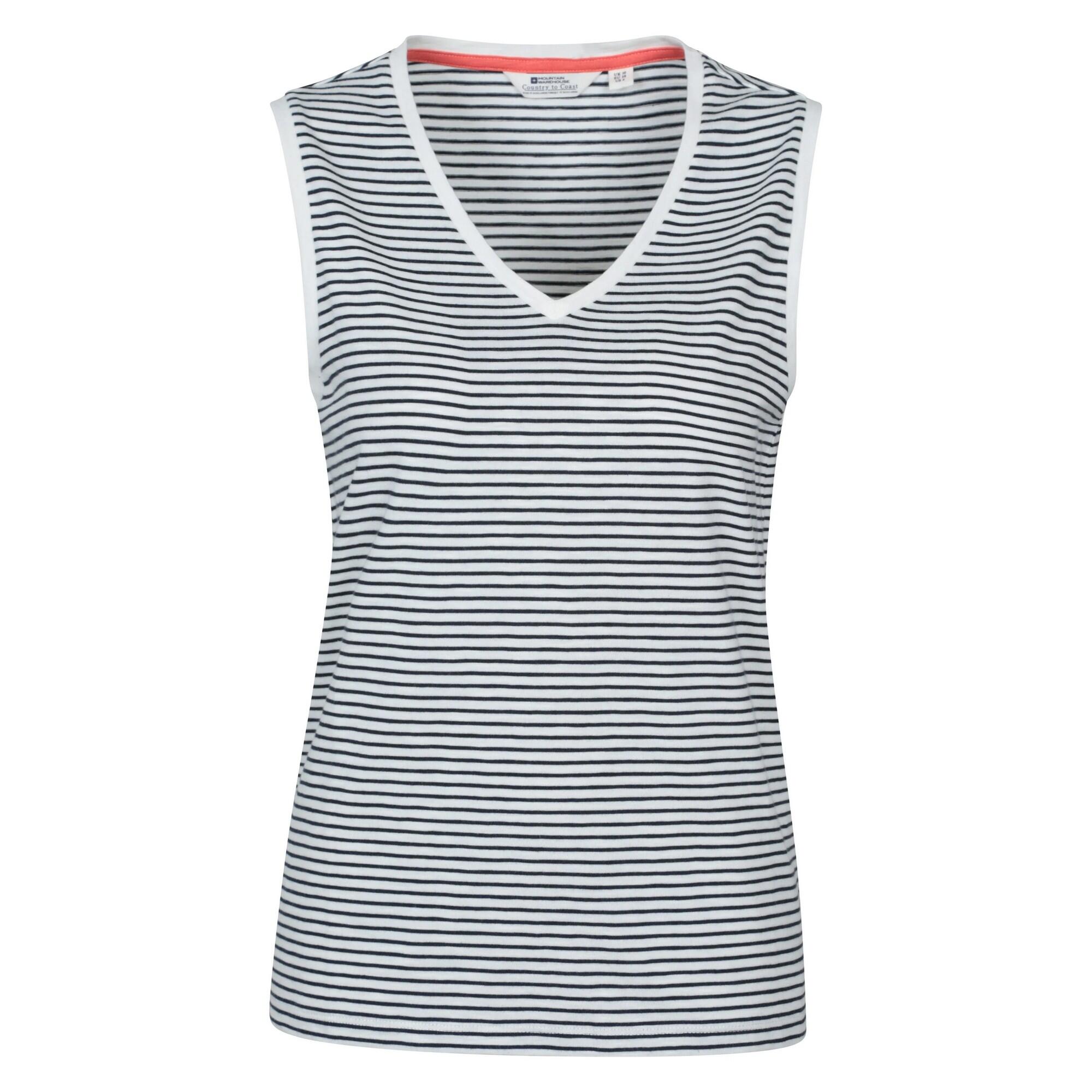 Mountain Warehouse Womens/Ladies Whitley Striped V Neck Vest Top