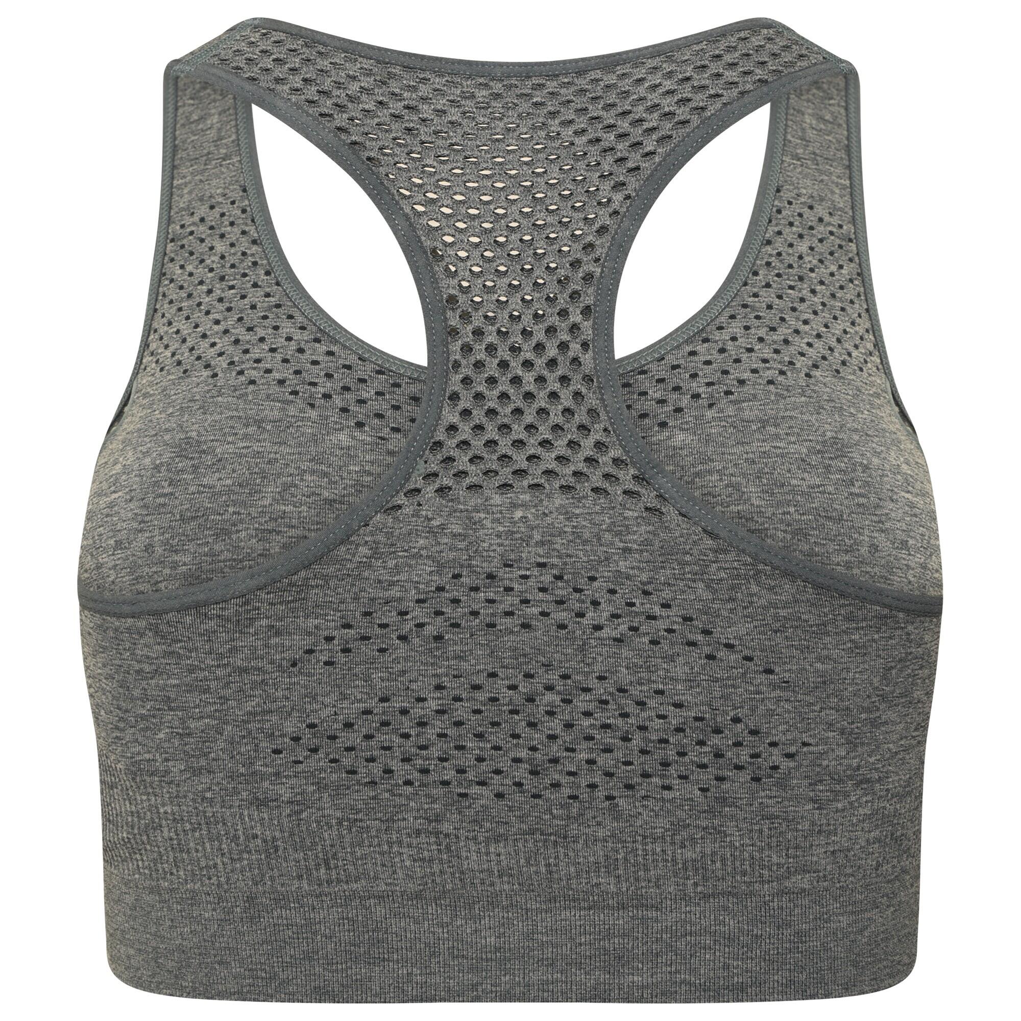 Sujetador Deportivo Dont Sweat It II para Mujer Gris Ébano 2/5