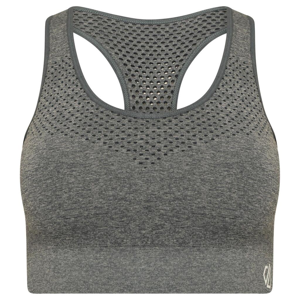 Womens/Ladies Dont Sweat It II Sports Bra (Ebony Grey)