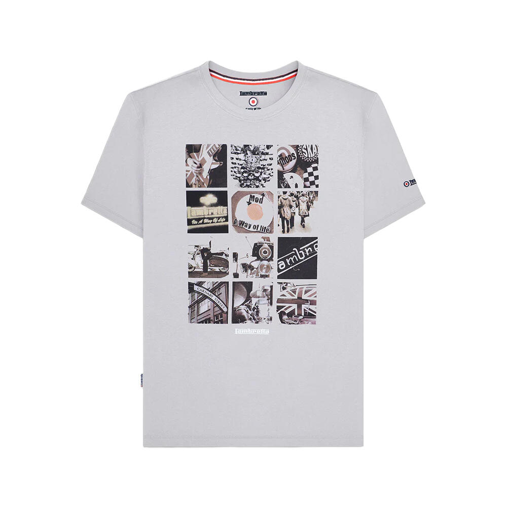 Lambretta Mens SS24 Photo Print T-Shirt
