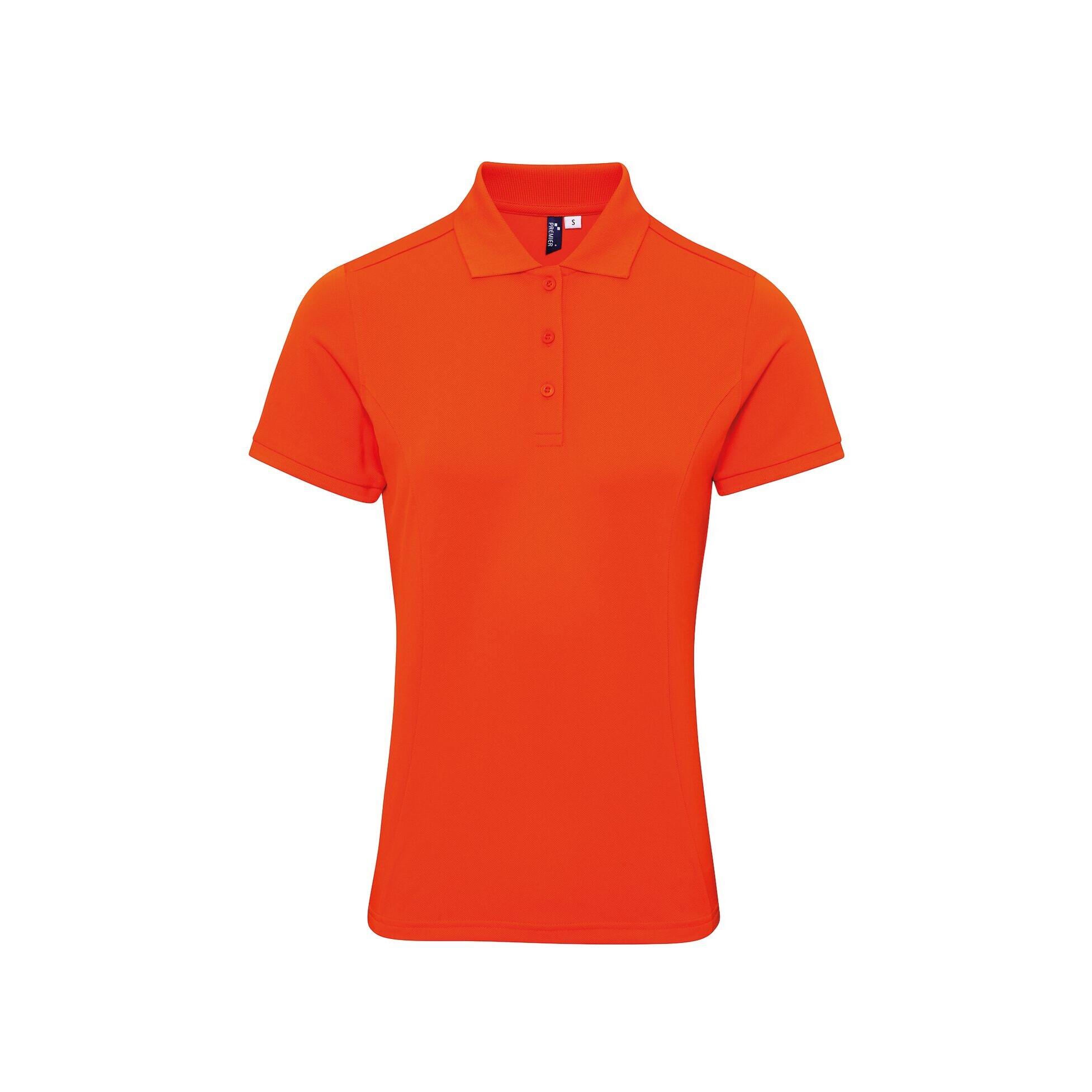 Premier Womens/Ladies Coolchecker Plus Piqu Polo With CoolPlus