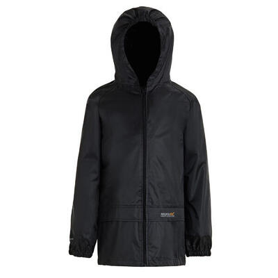 Geweldige outdoor kinder stormbreak waterbestendige jas (zwart)