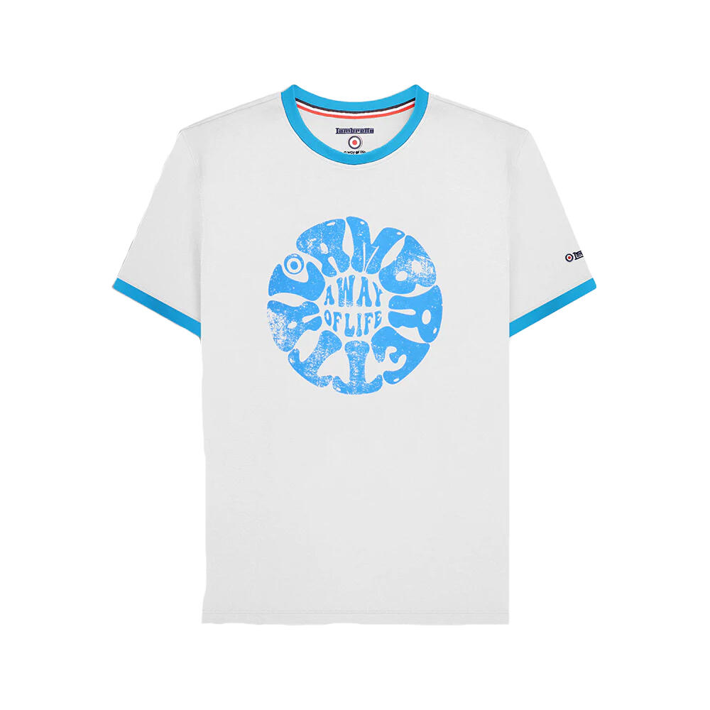 Lambretta Mens SS24 Ringer Festival T-Shirt