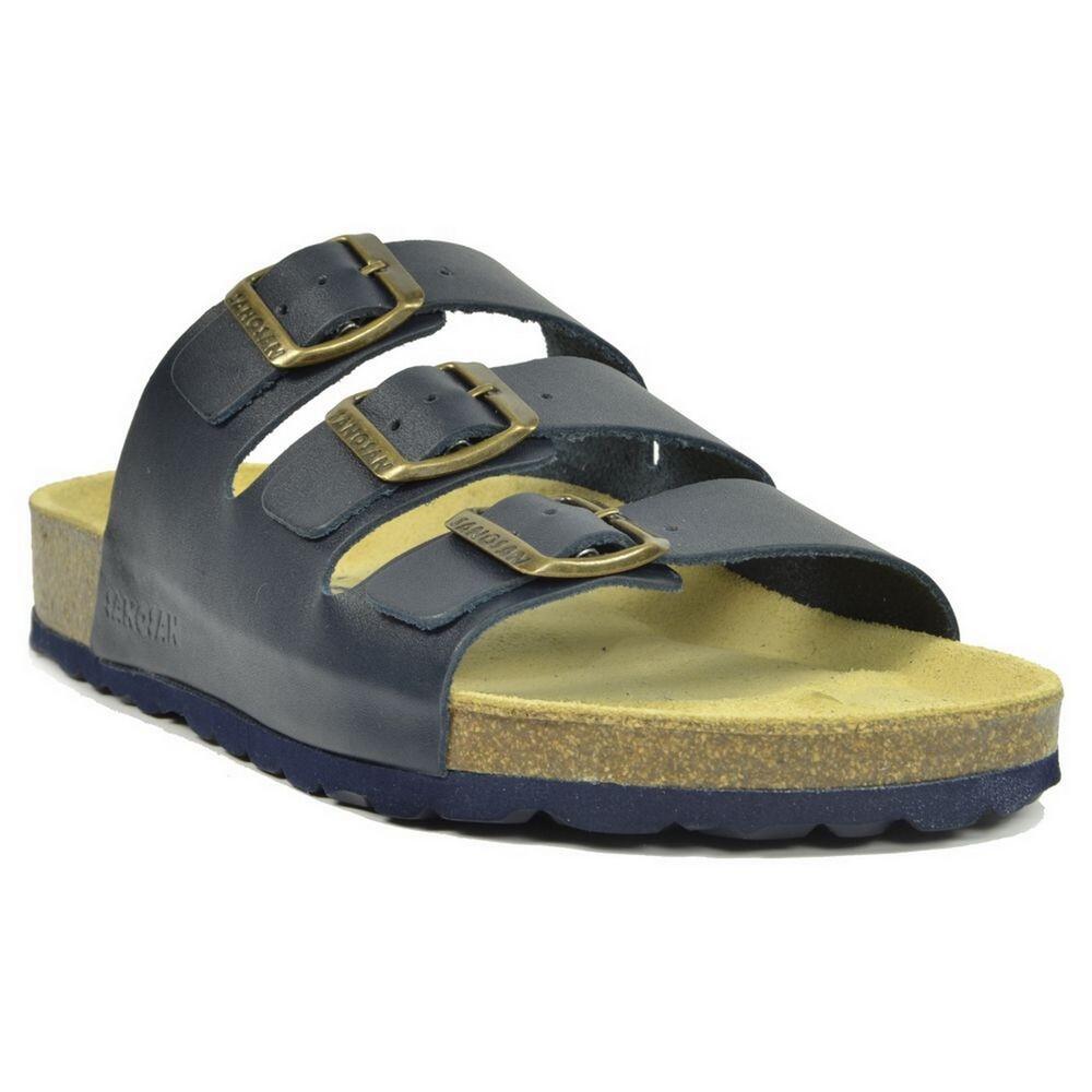 Sanosan Mens Lisbon Leather Sandals