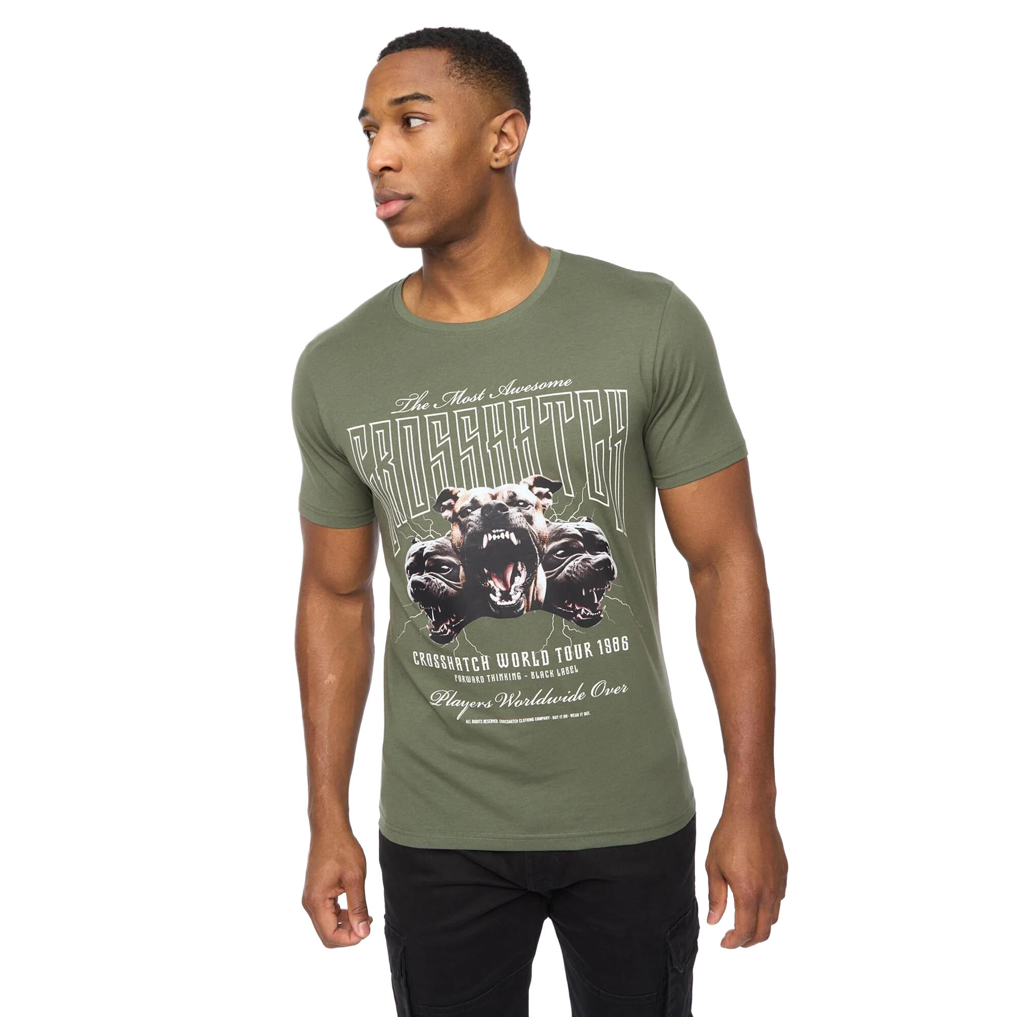 Crosshatch Mens Dogz T-Shirt