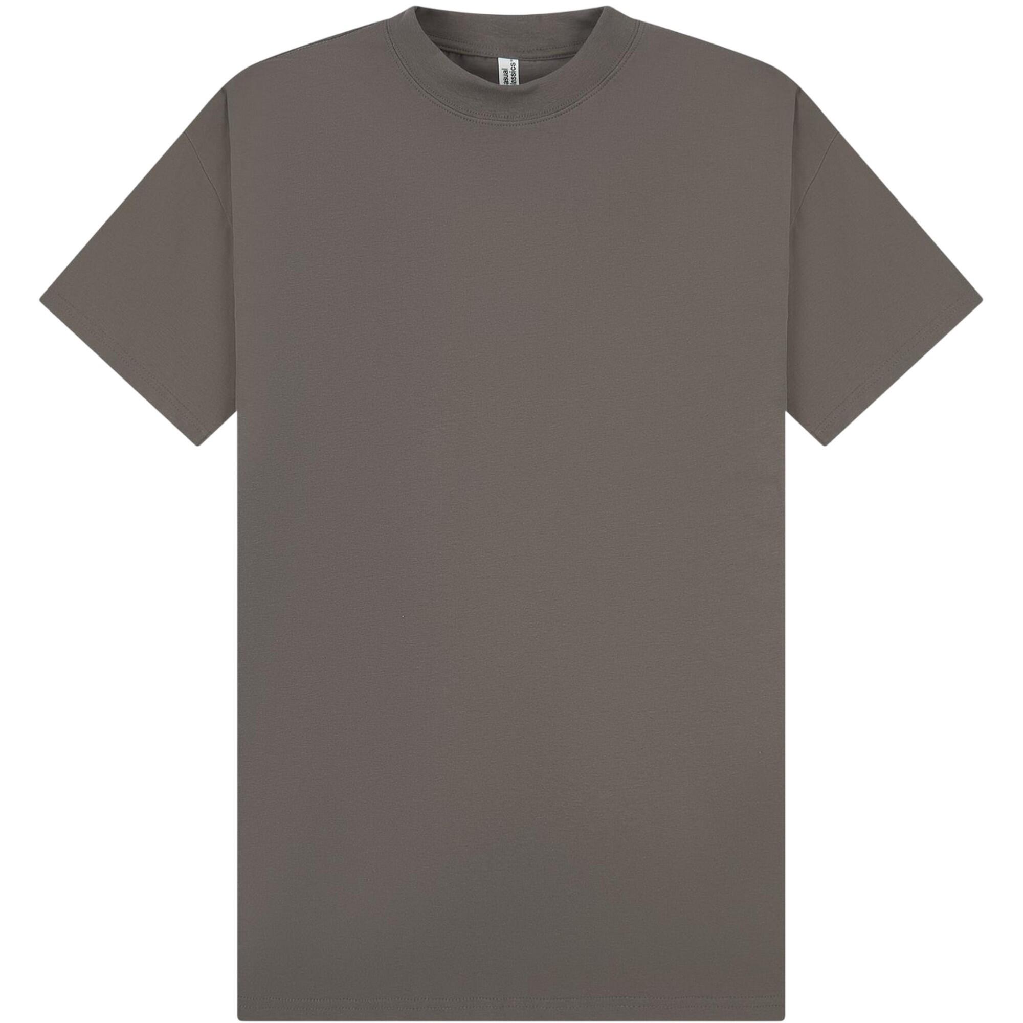 Casual Classics Unisex Adult Combed Ringspun Cotton Extended Neckline Tall