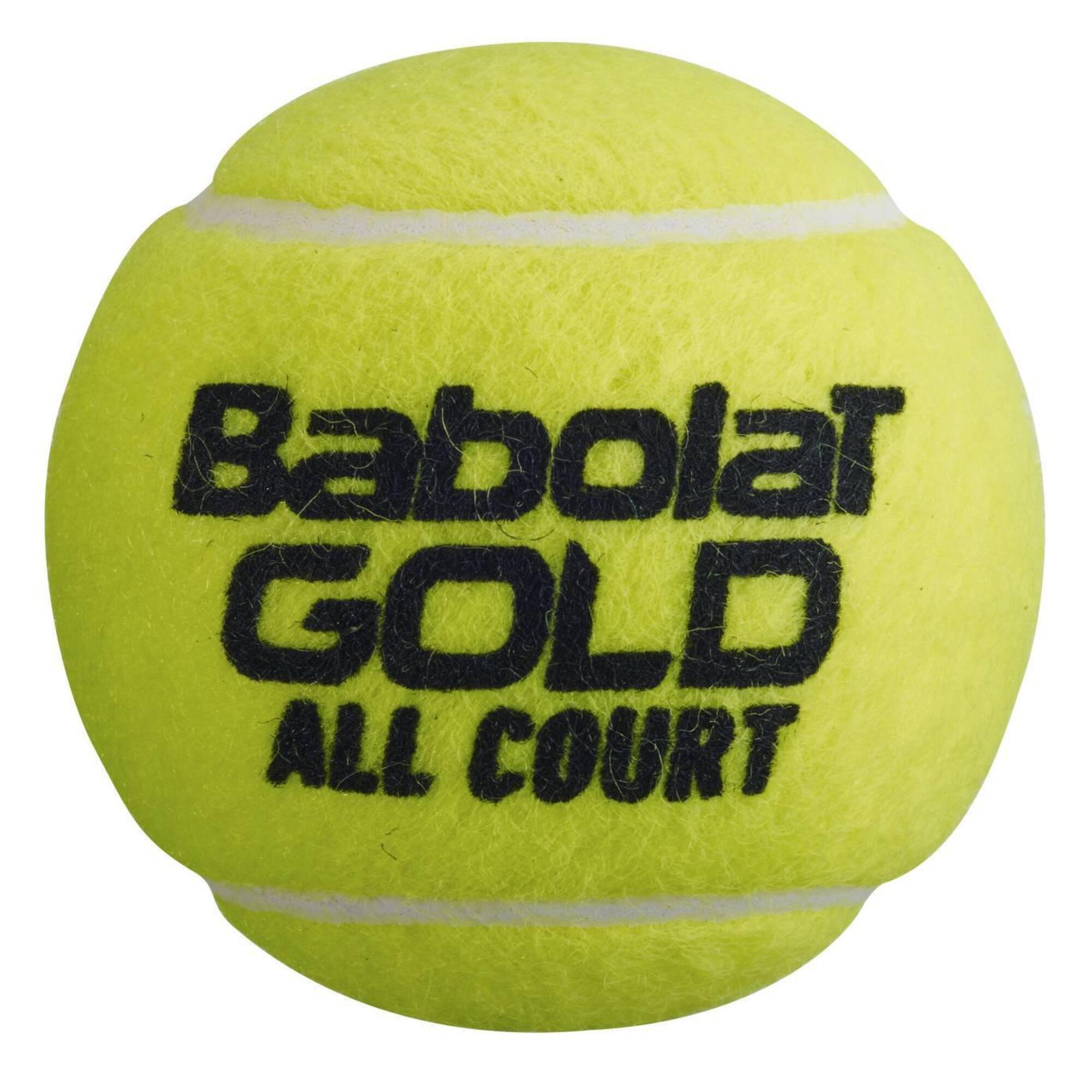 Piłki tenisowe Babolat GOLD ALL COURT (puszka 4 szt.) 2/4