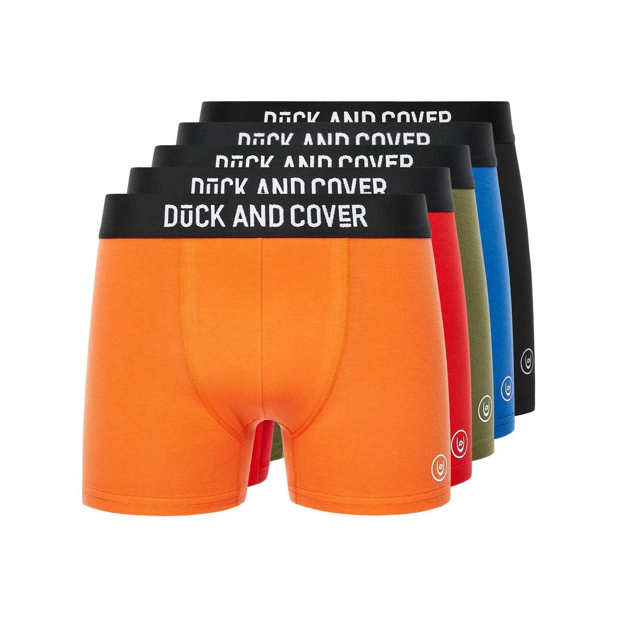 Duck and Cover Mens Thriller Boxer Shorts (Pack of 5)