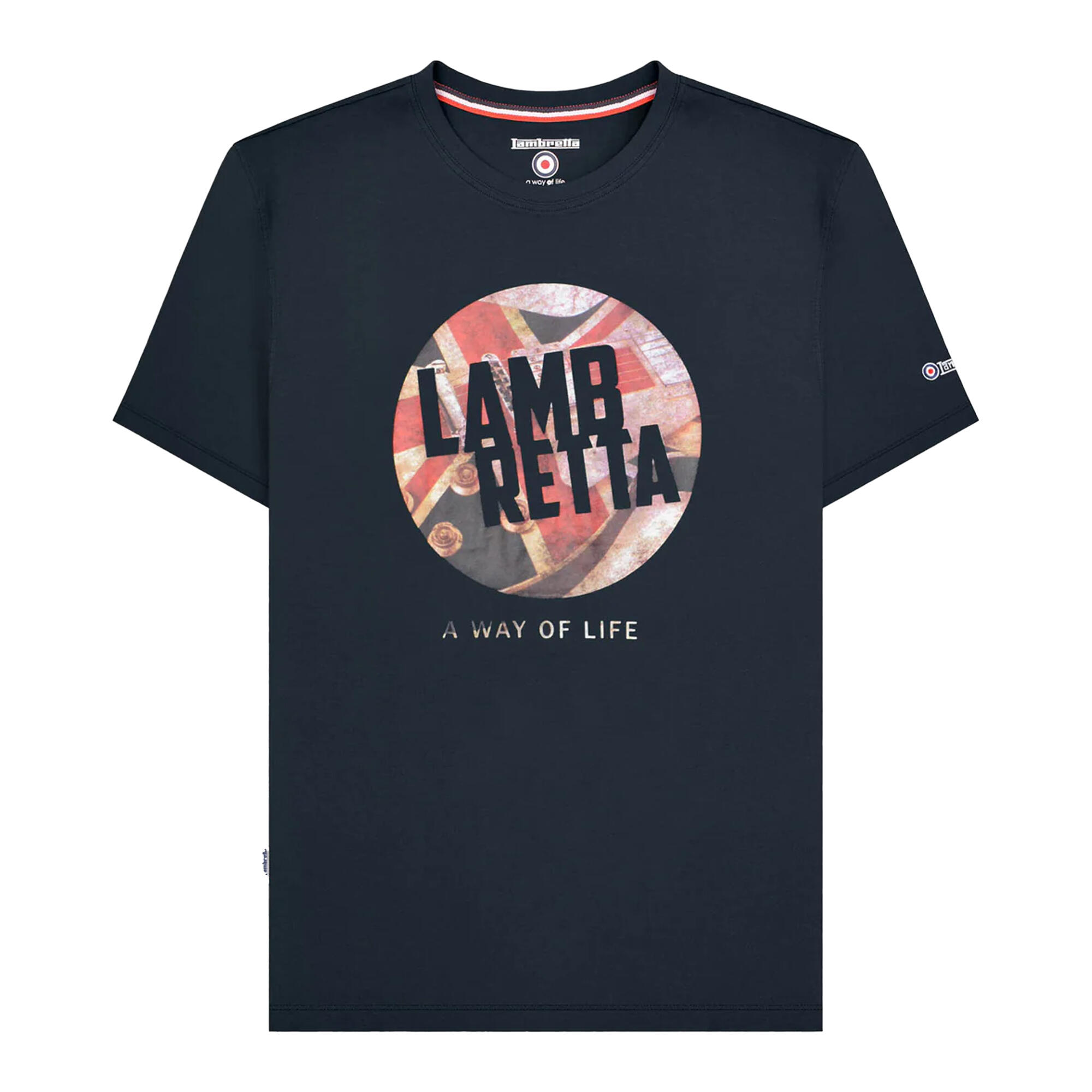 Lambretta Mens Union Jack T-Shirt