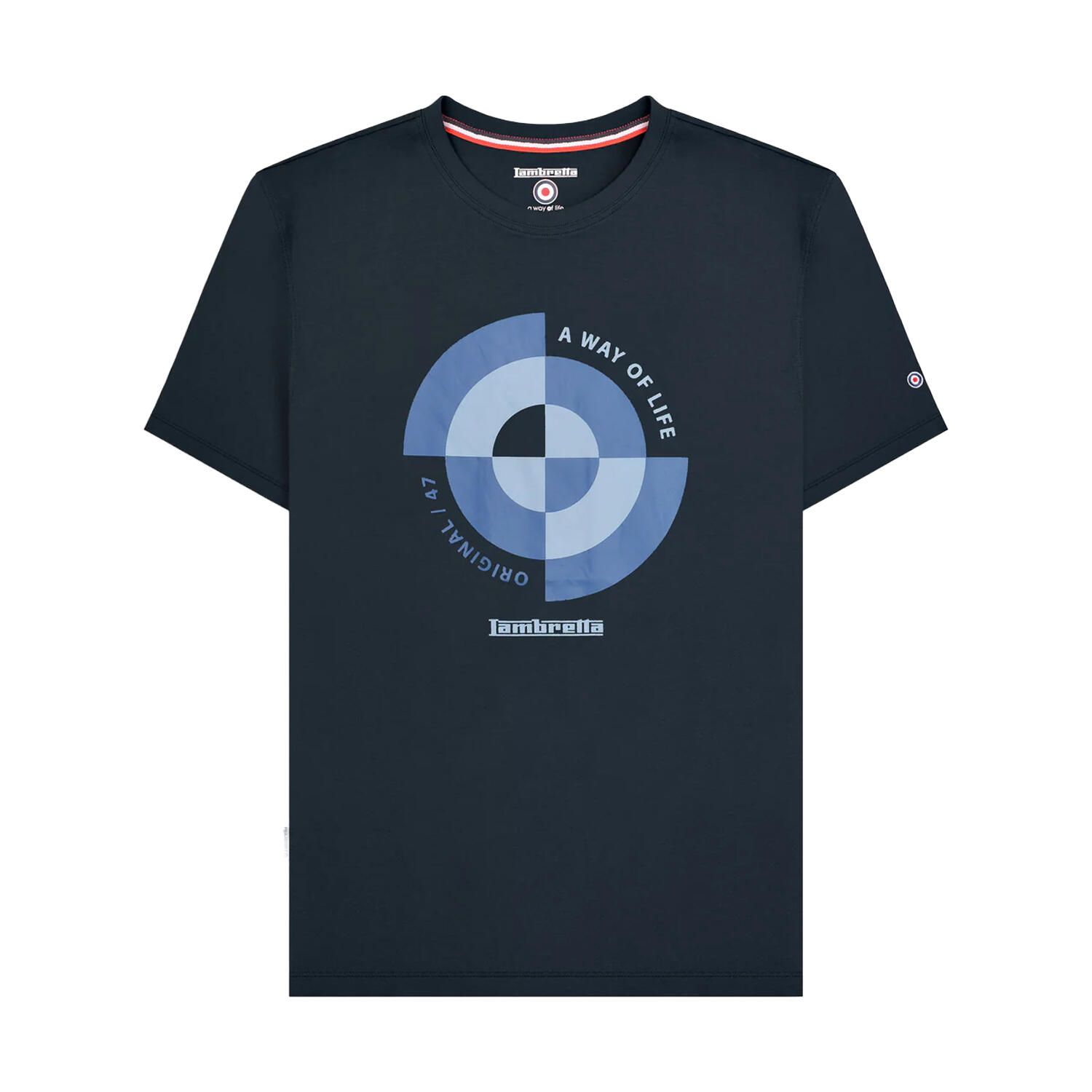 Lambretta Mens Target Quadrant Big & Tall T-Shirt