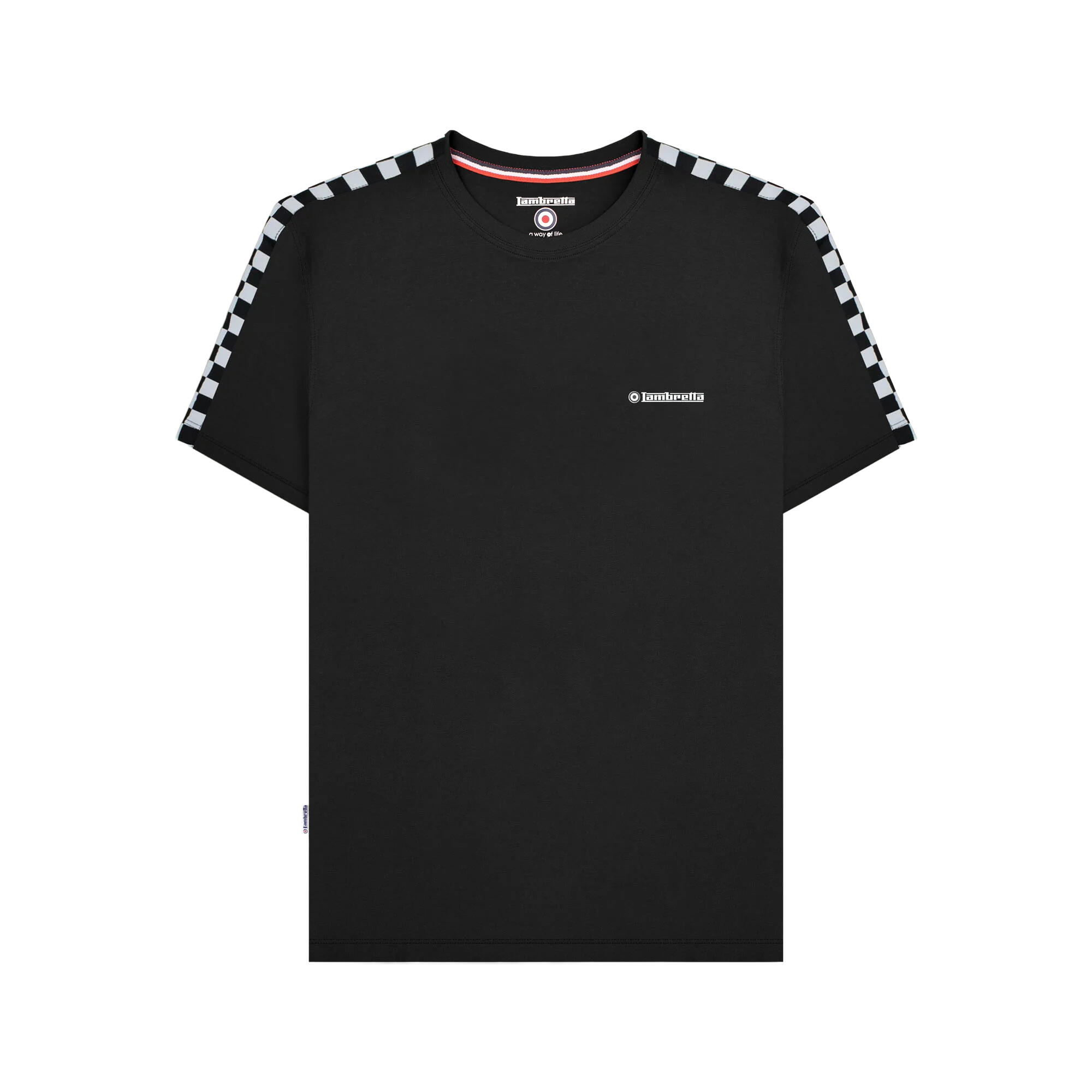 Lambretta Mens Two Tone Taped T-Shirt