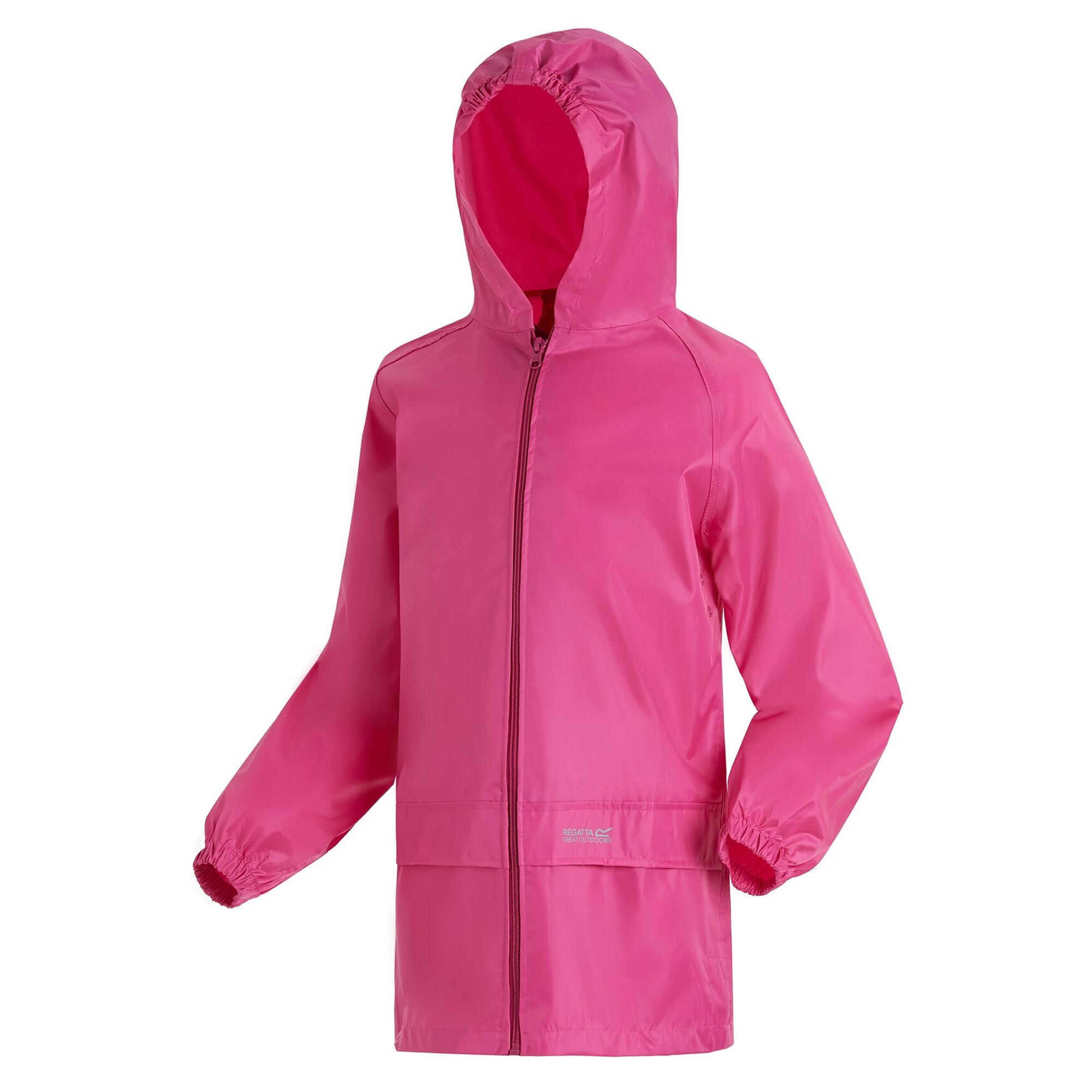 Geweldige Outdoor Kinder Stormbreak Waterbestendige Jas (Roze) 3/5
