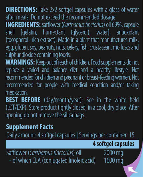 Acido linoleico coniugato - CLA - 60 Capsule 3/5