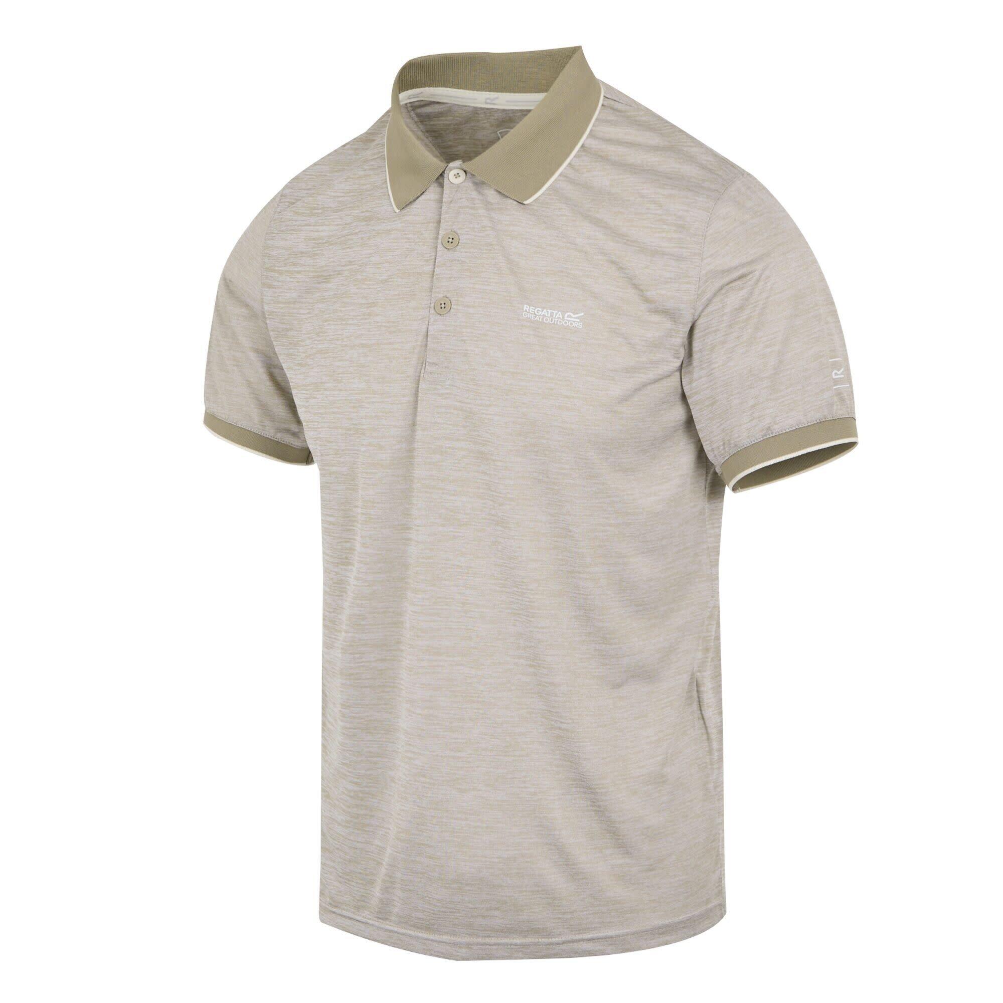 T Shirts Overhemden Heren - REGATTA Remex II Polo - GoldenSand 6/7