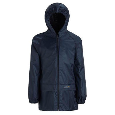Geweldige outdoor kinder stormbreak waterbestendige jas (navy)
