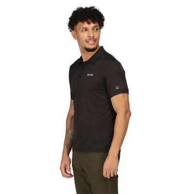 T shirts overhemden heren - regatta remex ii polo - black