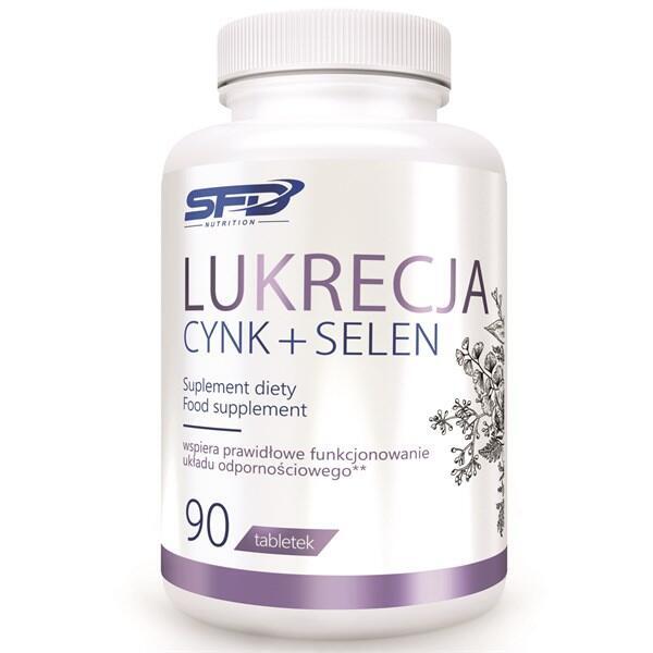 Suplement na trawienie LUKRECJA CYNK + SELEN 90 tabletek