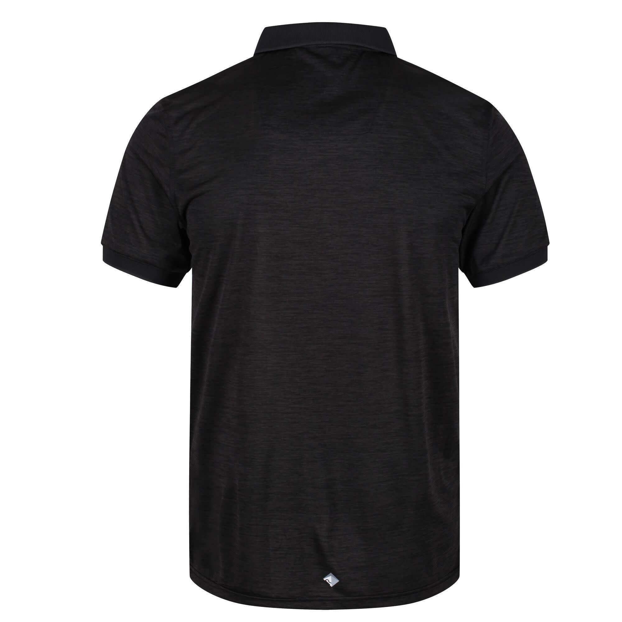 T Shirts E Camisas Homem - REGATTA Remex II Polo - Black 6/7