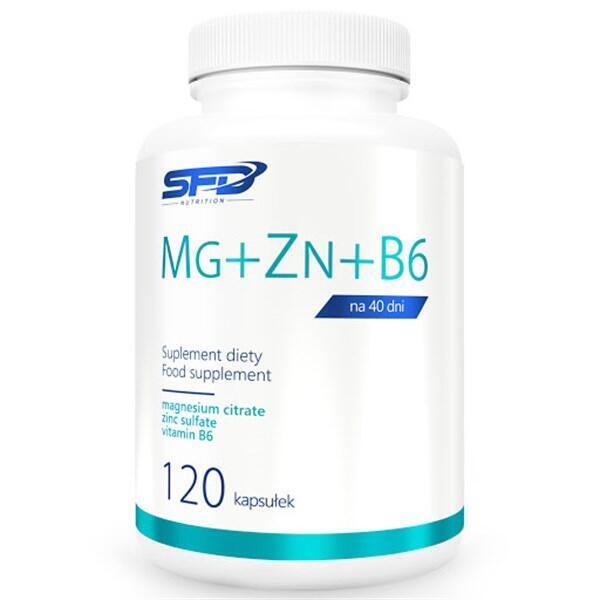 Witaminy MG + ZN + B6 120 kapsułek