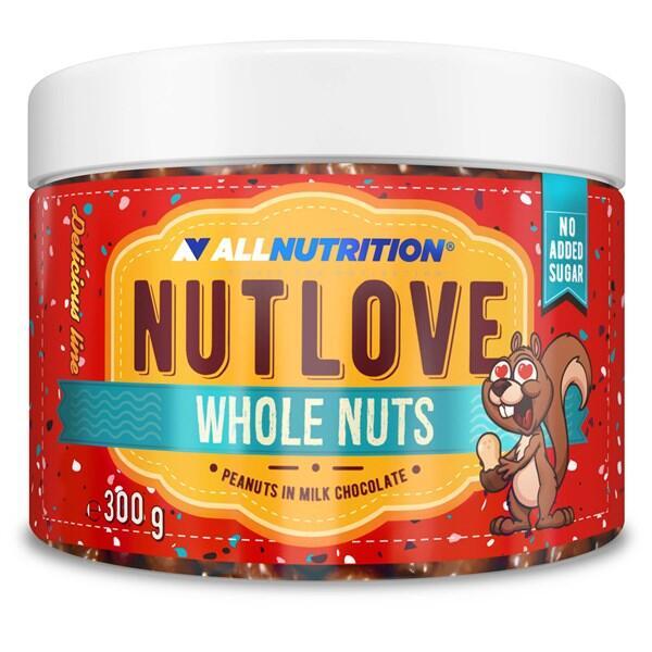 NUTLOVE WHOLENUTS - PINDA'S IN MELKCHOCOLADE 300g