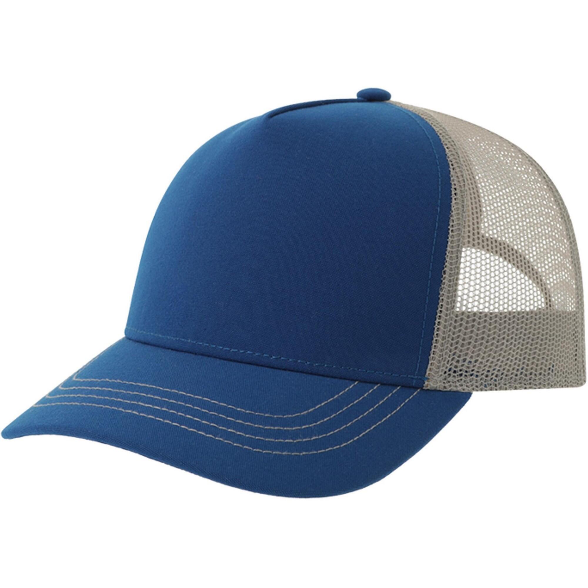 Atlantis Unisex Adult Rapper 5 Panel Canvas Recycled Trucker Cap