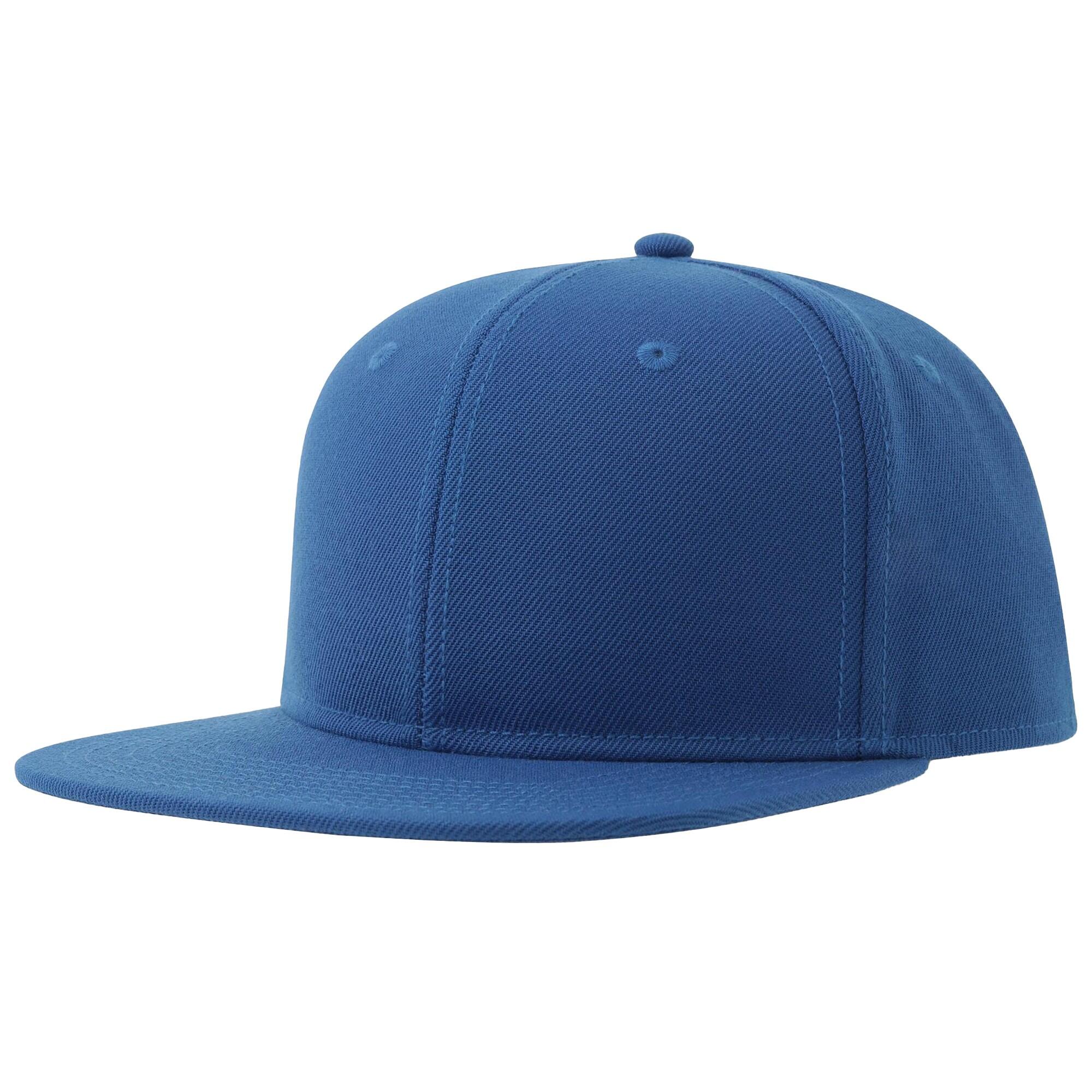Atlantis Unisex Adult 6 Panel Sustainable Flat Peak Baseball Cap