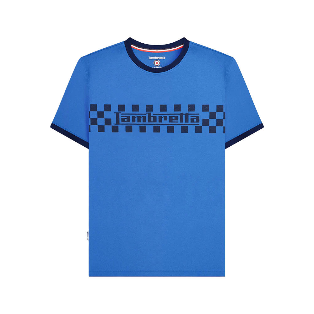 Lambretta Mens SS24 Two Tone Ringer T-Shirt
