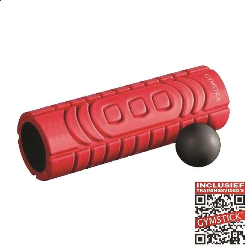 Travel Foam Roller met Myofascial Bal en Trainingsvideo's