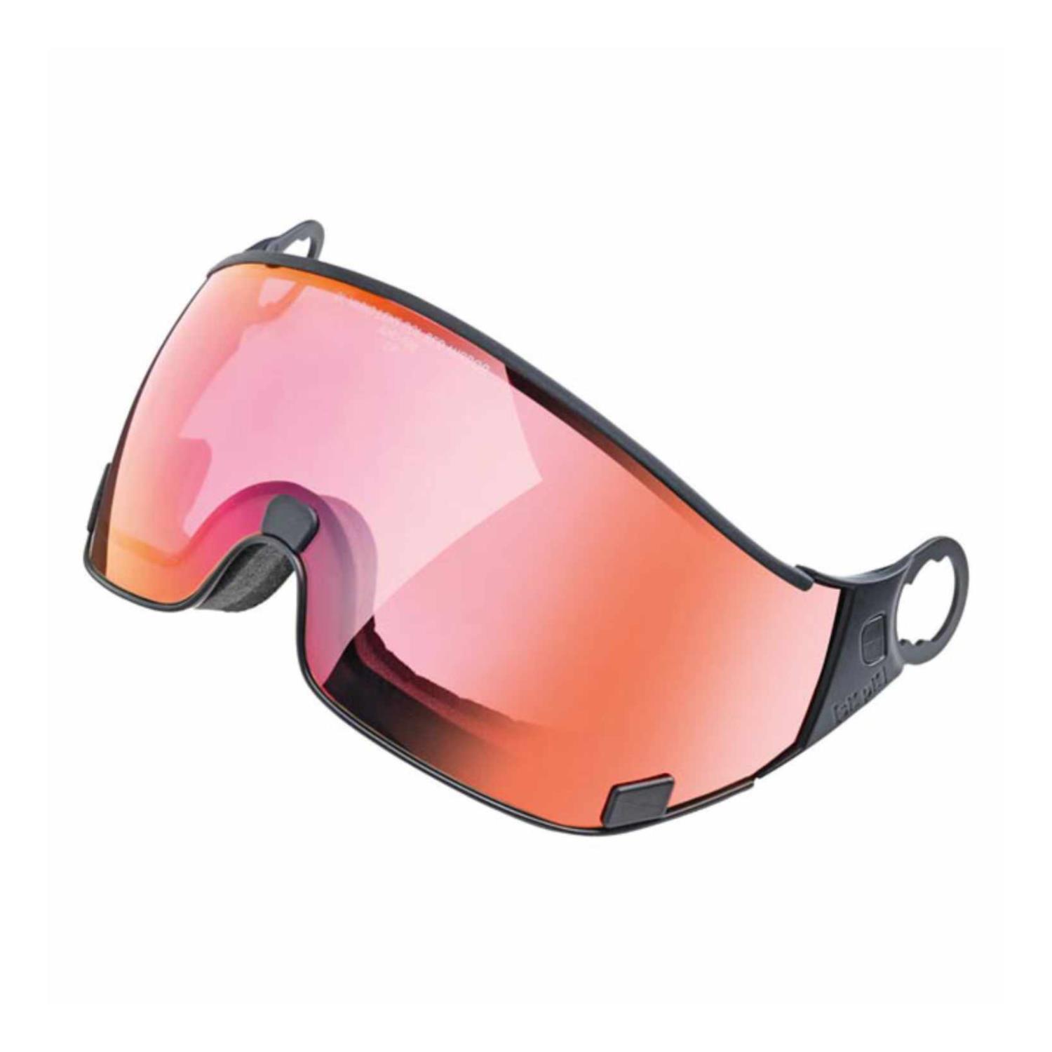 Corao+ Skihelm mit Vario polarisiert Rot Spiegelvisier 3/3