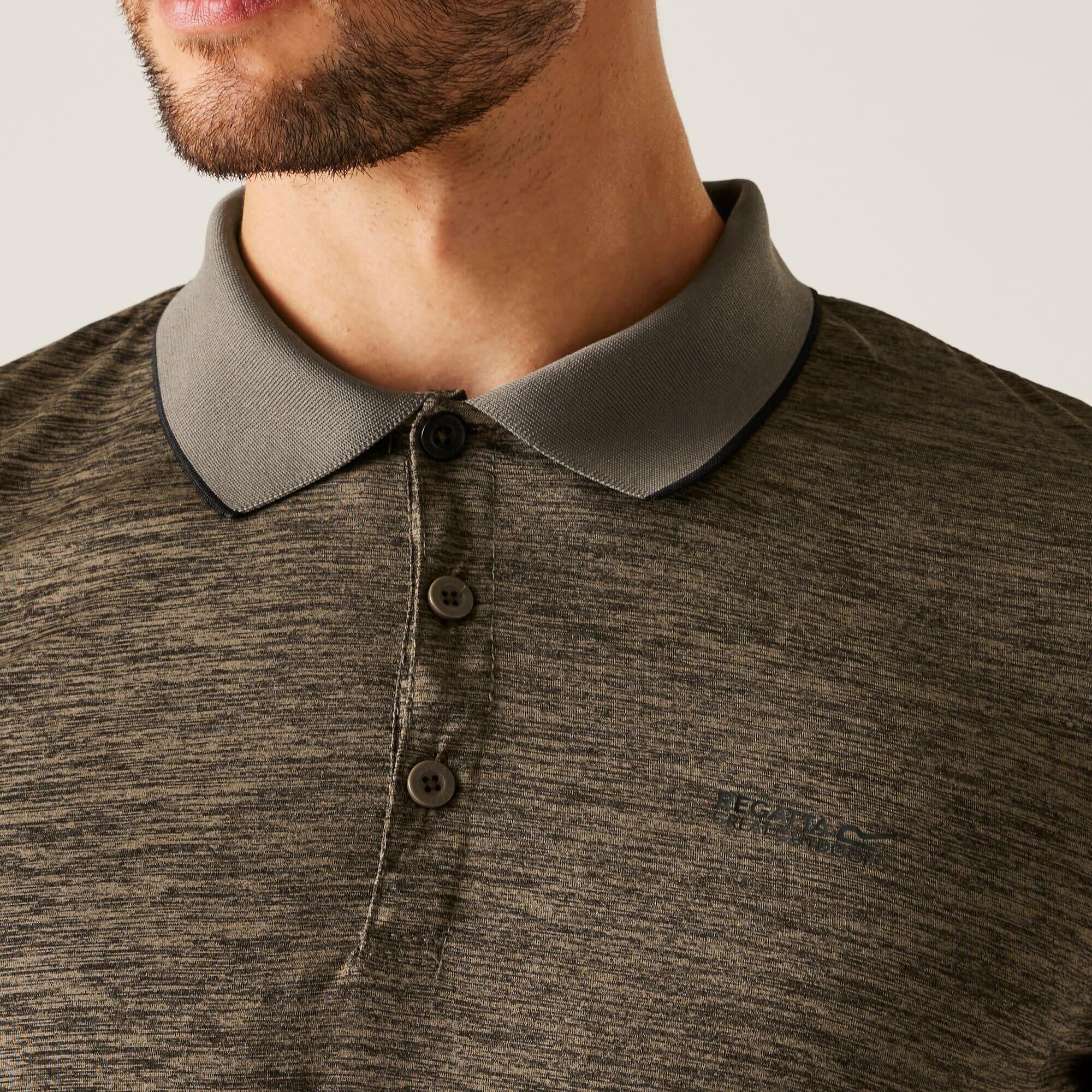 Camiseta Manga Hombre- REGATTA Remex II Polo - Treetop 6/7