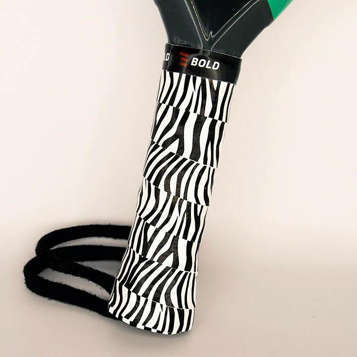 BOLD Zebra – 3x Overgrips de Padel Premium – Bold Padel
