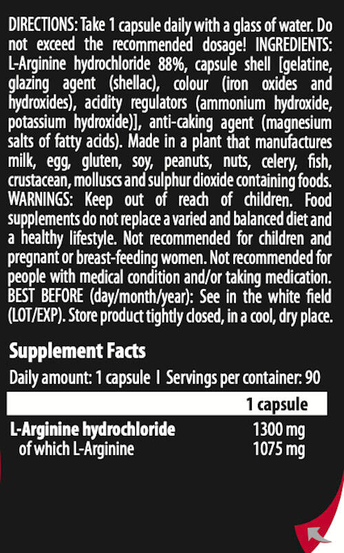 L-Arginine - Mega Arginine 3/5