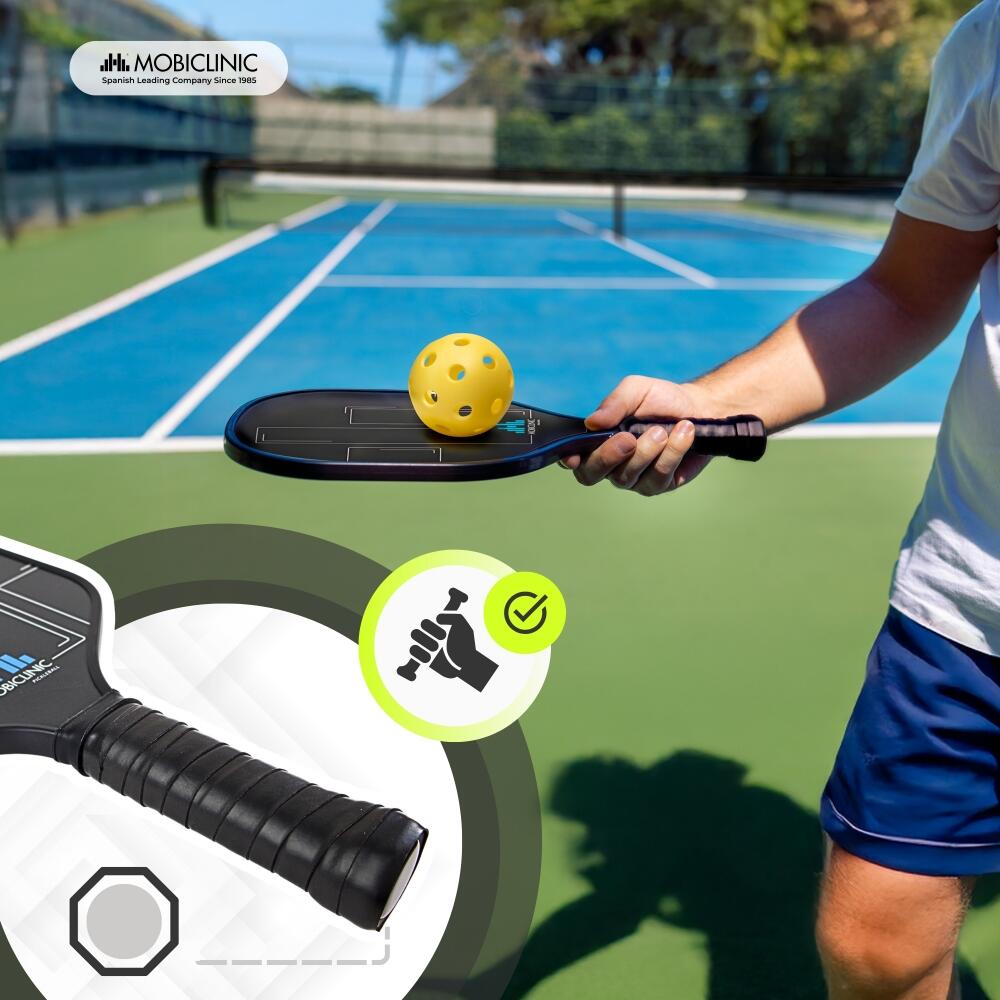 Kit de pickleball 4 racchette di fibra di vetro e 4 palline 4/7