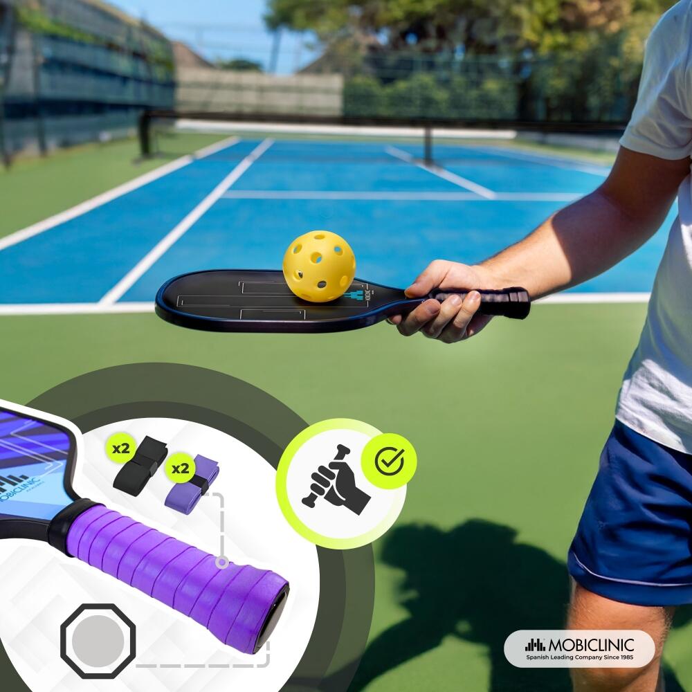 Complete Pickleball Set 4 rackets, 8 ballen + net 4/7
