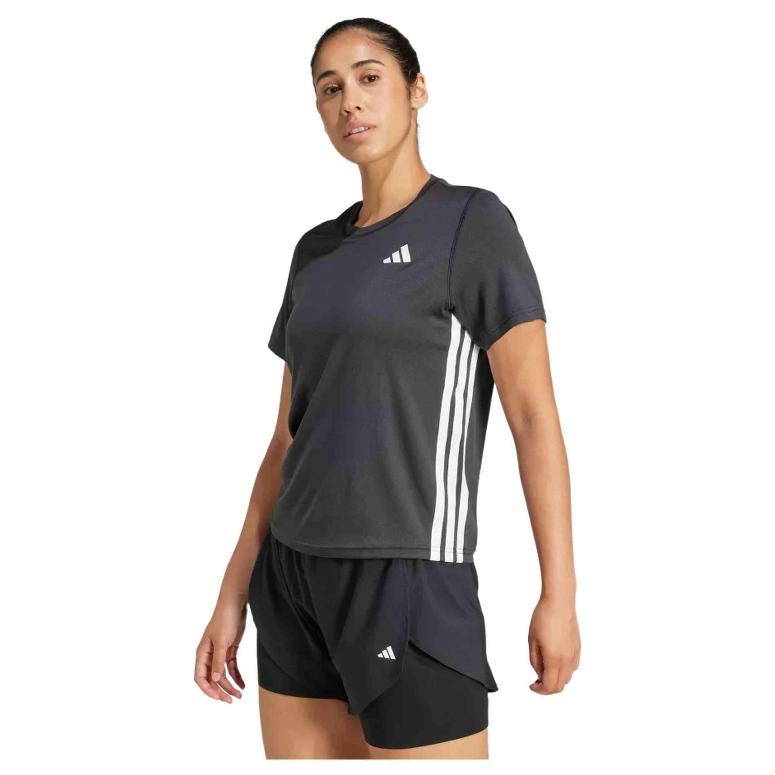 Adidas - T-shirt Adidas Modèle Jh1392 Pour Femmes - T-shirt Manches Courtes - Noir - Decathlon