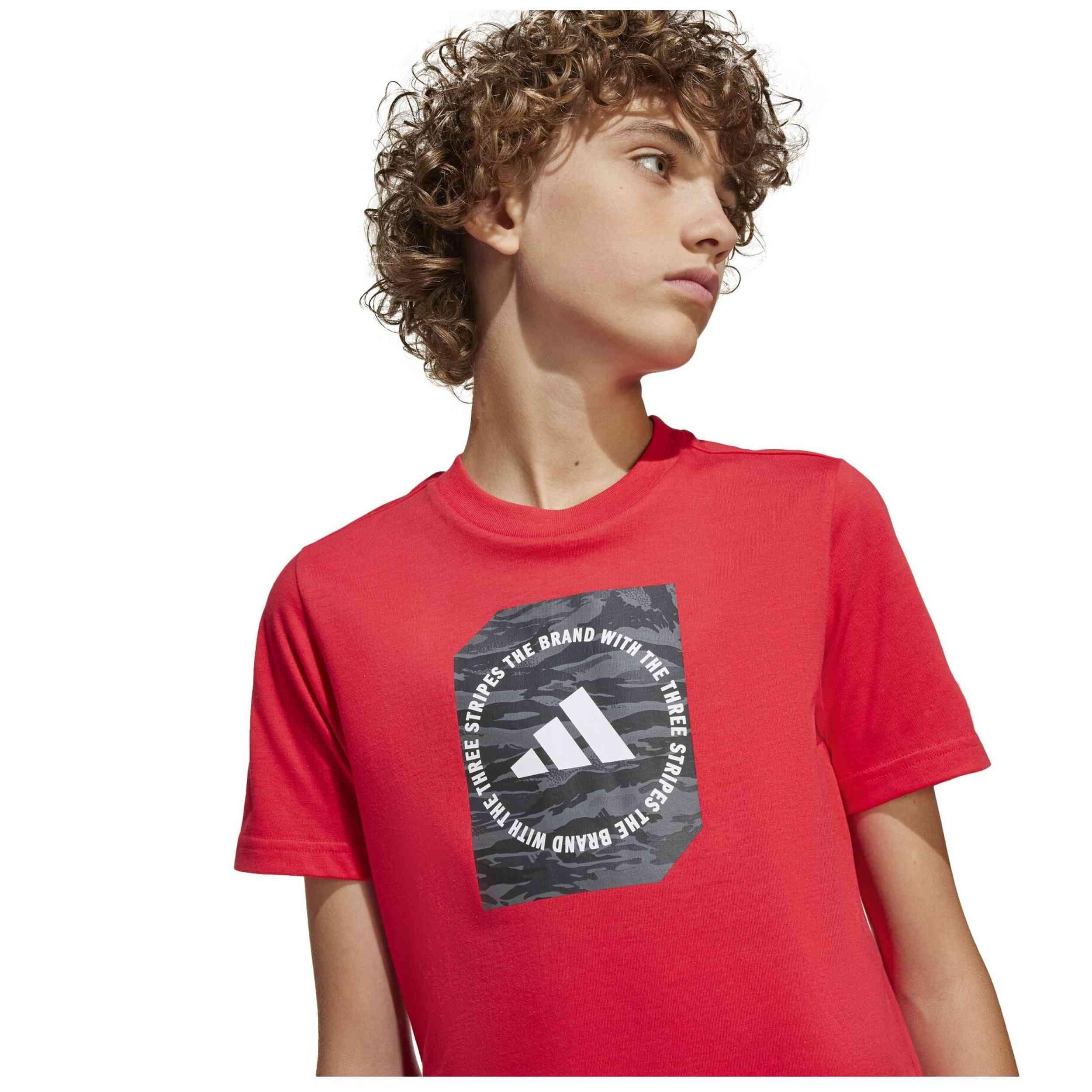 T-shirt met korte mouwen Adidas model JM8233 voor jongens 5/5