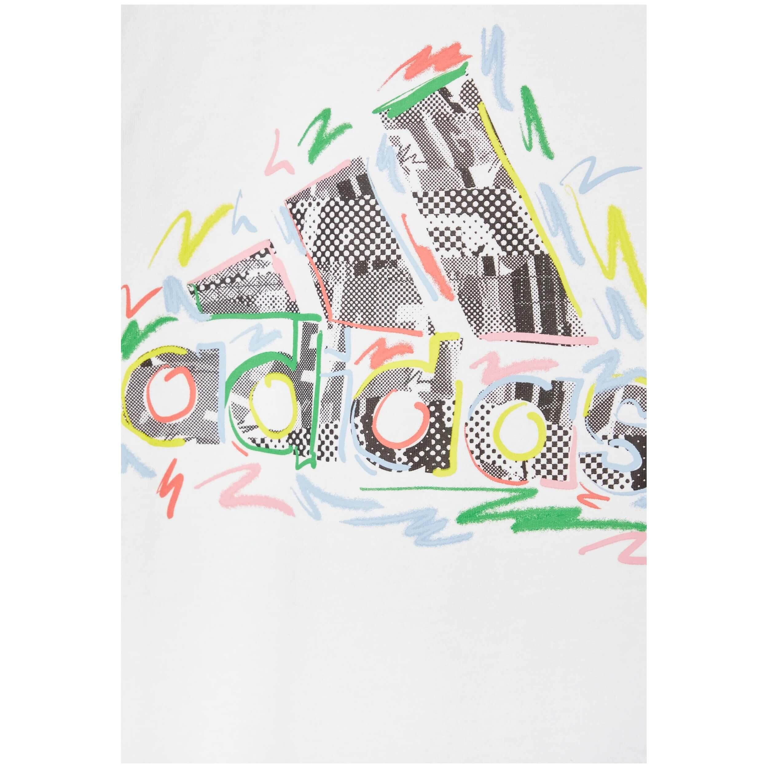 Maglia a maniche corte Adidas modello HC4455 per unisex ragazzi 3/3
