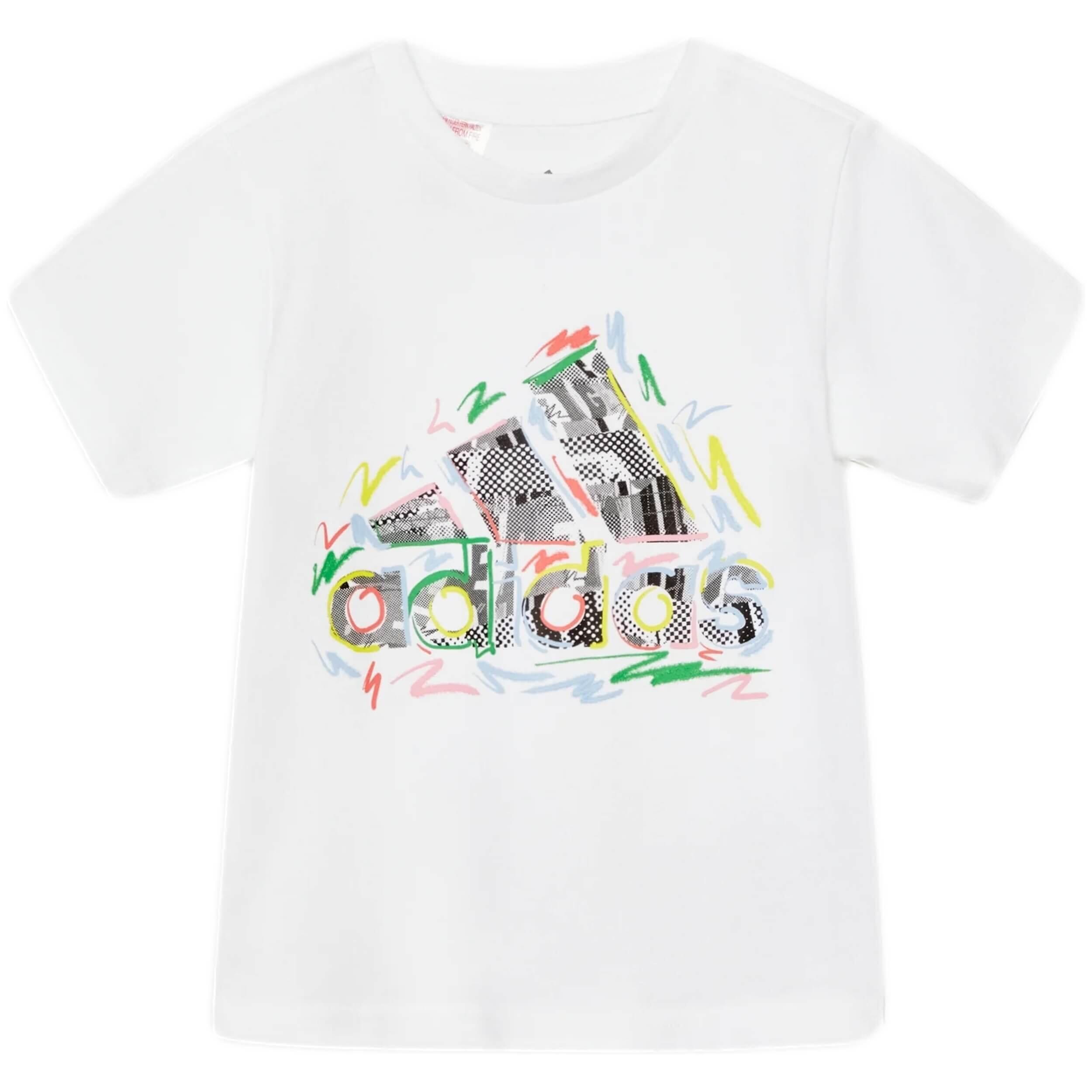 Adidas - T-shirt Adidas Modèle Hc4455 Pour Unisexe Enfants - T-shirt Manches Courtes - Blanc - Decathlon