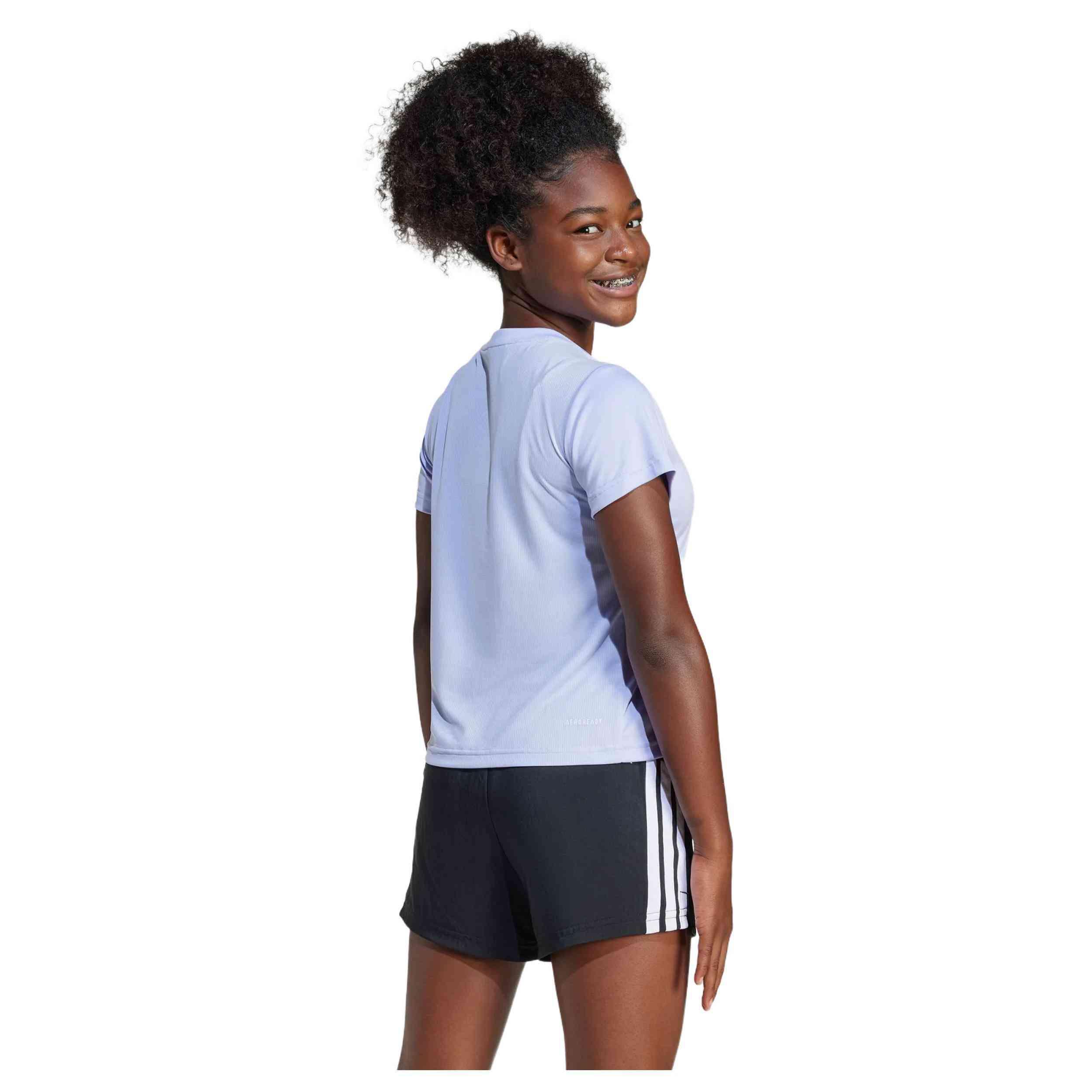 Maglia a maniche corte Adidas modello JJ1068 per ragazze 2/4